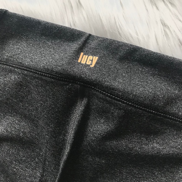 SOLD NWT✨ LUCY Gray Lotus Active Long Yoga Pants - Picture 6 of 6